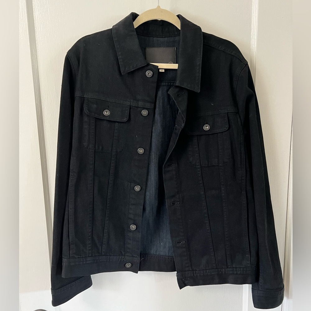 AG Black Jean Jacket - Medium